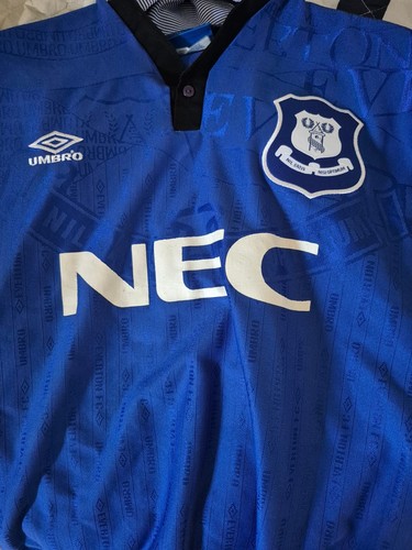 Retro everton jersey 1995 - retro,