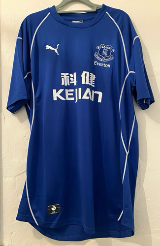 Everton home shirt retro - everton,